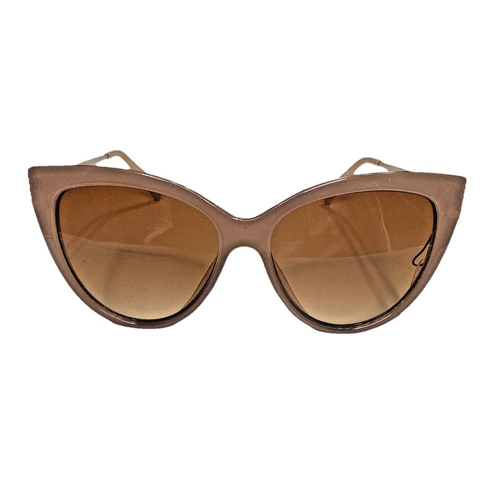 Anthropologie Ett:Twa Sunglasses Bastine 54 17 135 Taupe Soft Pouch Sunnies NWT